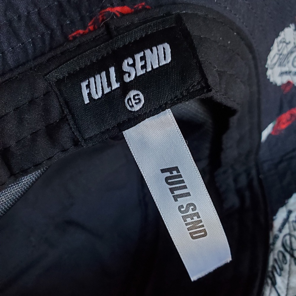 Authentic Full Send Roses Bucket Hat - Black- EXCELLENT CONDITION - Picture 5 of 6